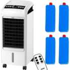 MYLEK Portable Air Cooler Evaporative 4L Fan Humidifier with Remote Control, Timer, 3 Speeds, Oscillation