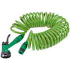 Draper Recoil Hose with Spray Gun and Tap Connector, 10m 83984