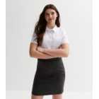 Girls Grey Ponte School Skirt