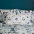 Fantastical Gardens Blue Oxford Pillowcase