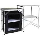 Charles Bentley Camping Kitchen Stand With Storage Unit