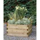 Forest Garden Caledonian Square Raised Bed w/ Base 90 x 90cm