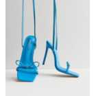 Public Desire Blue Strappy Stiletto Heel Sandals