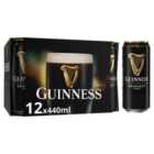Guinness Draught Stout Beer 4.1% vol Cans 12 x 440ml