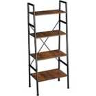 Newcastle Ladder Shelf With 4 Shelves Bookcase