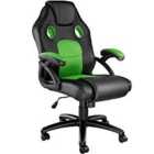 Gaming Chair Racing Mike - Black And Green