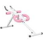 Sportnow Foldable AB Machine ABs Trainer with Adjustable Height LCD Monitor