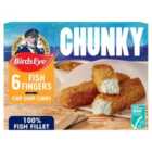 Birds Eye 6 ASC Breaded Chunky Chip Shop Curry Fish Fingers 6 per pack