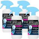 Pro-Kleen Instant Hot Tub & Spa Filter Cleaner Spray (4L) Improves Efficiency of Filter, Suitable for all Hot Tubs, Pools & Spas