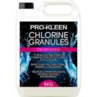 Pro-Kleen Fast Dissolving Stabilised Chlorine Granules - Sanitises Pool Water to Remove Germs and Bacteria 5kg