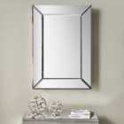 Mirrored Glass Rectangle Wall Mirror