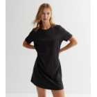 ONLY Black Jersey Short Sleeve T-Shirt Dress