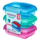 Sistema Lunch Food Storage Containers 3x200ml