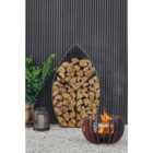 Outdoor Solis Fire Pit in Rust H30CM W50CM