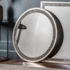 Anton Sparkle Round Wall Mirror