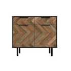 Out & Out Dallas Parquet Sideboard - Grey