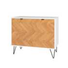 Out & Out Denver Parquet Sideboard - White