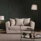 Blake Curved Arm Chunky Chenille 2 Seater Sofa