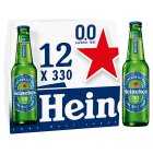 Heineken 0.0% Alcohol Free Lager Beer Bottle, 12x330ml