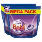 Bold All-In-1 Pods Washing Liquid Capsules Lavender & Camomile 108 Washes 108 per pack