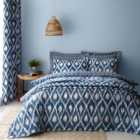 Ayla Ikat Blue Bedspread