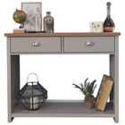 GFW Lancaster Console Hall Table - Grey
