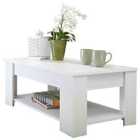 GFW Lift Up Coffee Table - White