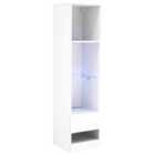 GFW Galicia Tall Shelf Unit With LED - White