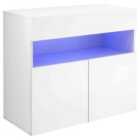 GFW Galicia Sideboard With Led - White