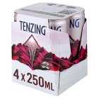 Tenzing Natural Energy Raspberry and Yuzu, 4x250ml