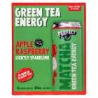 PerfectTed Natural Matcha Energy Apple & Raspberry, 4x250ml