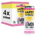 Happy Inside Lively Lemon, Yuzu and Ginger, 4x250ml