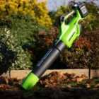 Greenworks 48V 217 km/h Cordless Brushless Axial Blower (2 x 2AH Battery & Charger)