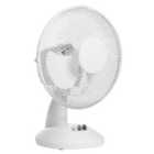Hardys 9" Oscillating Desk Fan 2 Speed Tabletop Electric Office Pedestal Cooling Air