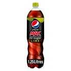 Pepsi Max Lime No Sugar Cola, 1.25litre