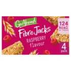 Go Ahead Fibrejacks Raspberry Snack Bars 4 x 33g