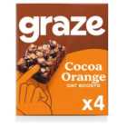Graze Vegan Cocoa Orange Snack Bars 4 per pack