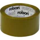 Rolson Brown Parcel Tape 50X50mm X 66m