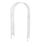 Charles Bentley Wrought Iron Arch - Antique White