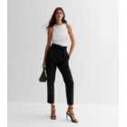 Black Paperbag Trousers