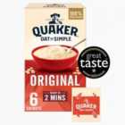 Quaker Oat So Simple Original Porridge Sachets 6 x 27g