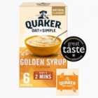 Quaker Oat So Simple Golden Syrup Porridge Sachets 6 x 36g