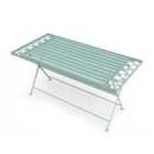 Charles Bentley Wrought Iron Coffee Table - Sage Green