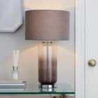 Large Ombre Glass Table Lamp