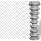 vidaXL Chain Link Fence Galvanised Steel 15X1.25 M Silver