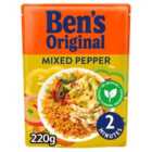 Bens Original Mixed Pepper Microwave Rice 220g