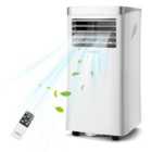 Costway Portable Air Conditioner 9000 BTU 4 in 1 Mobile Cooler Fan and Dehumidifier