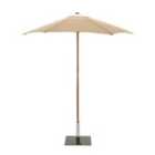 Sturdi Round 2m Wood Parasol (base not included) - Natural