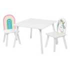 Liberty House Toys Kids Unicorn Table and Chairs Set