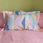 Joy Patchwork Pink Oxford Pillowcase